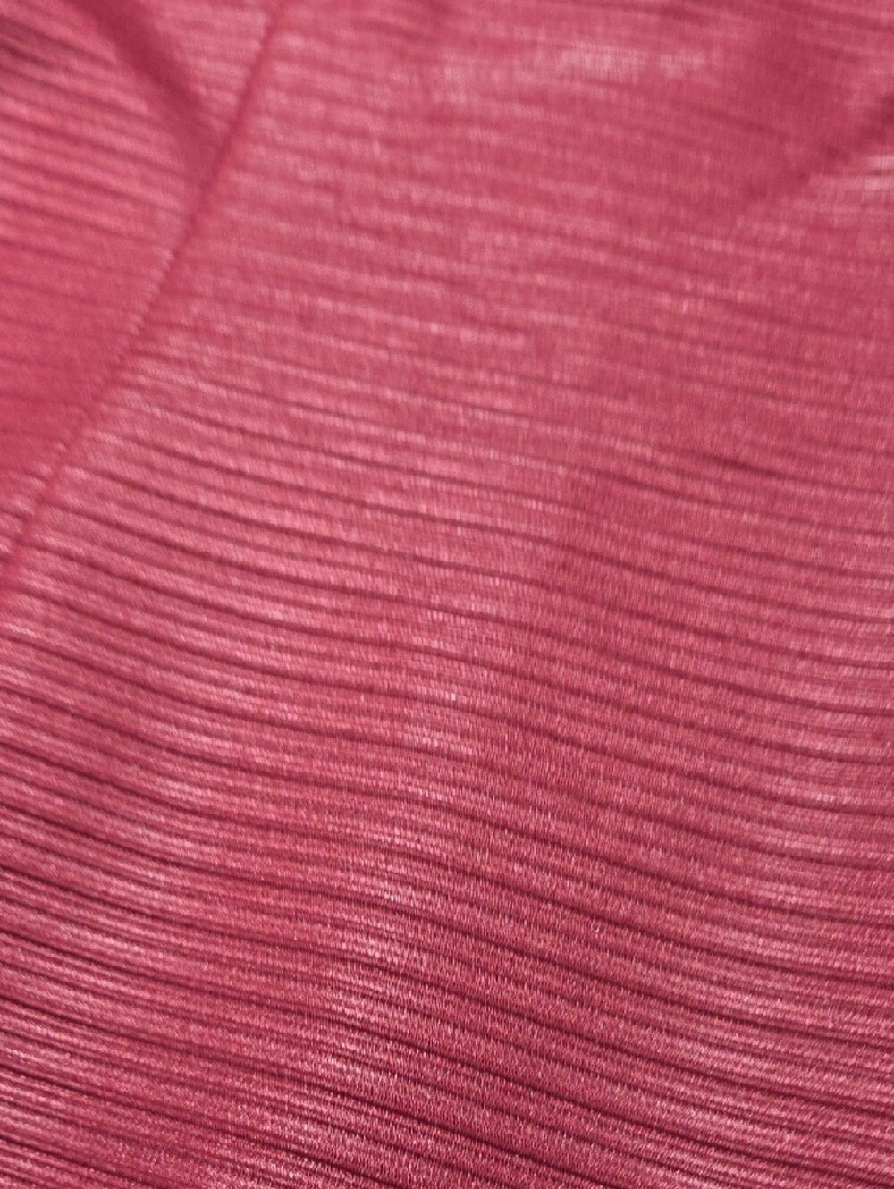 GUESS Wine Red Ribbed V-Notch Mini Dress - Picture 3 of 10